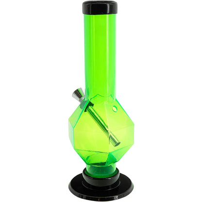 Acrylic Diamond Bong 9-12"  - Multiple Colors