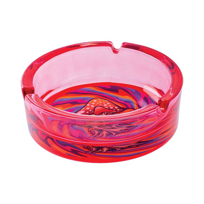 RED TRIPPY MUSHROOM GLASS ASHTRAY | Valentine's