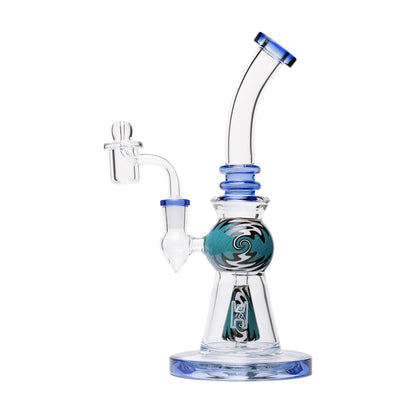 Human Grade 10" Mini Gumball Rig Glass Water Pipe