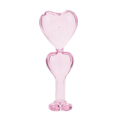 Double Love Glass Hand Pipe - 5.5" Valentine Pipe