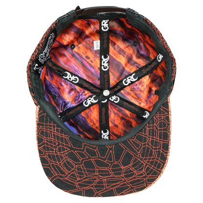 Grassroots Red Rocks Black and Red Snapback Hat