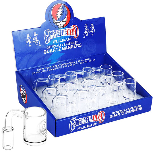 12ct Grateful Dead x Pulsar 14mm M Etched Quartz Bangers | Display