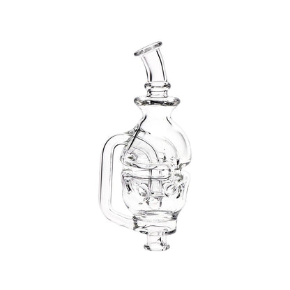 Pulsar Fab Egg Bubbler Glass Mouthpiece Attachment for Puffco Pivot - 5" / Clear