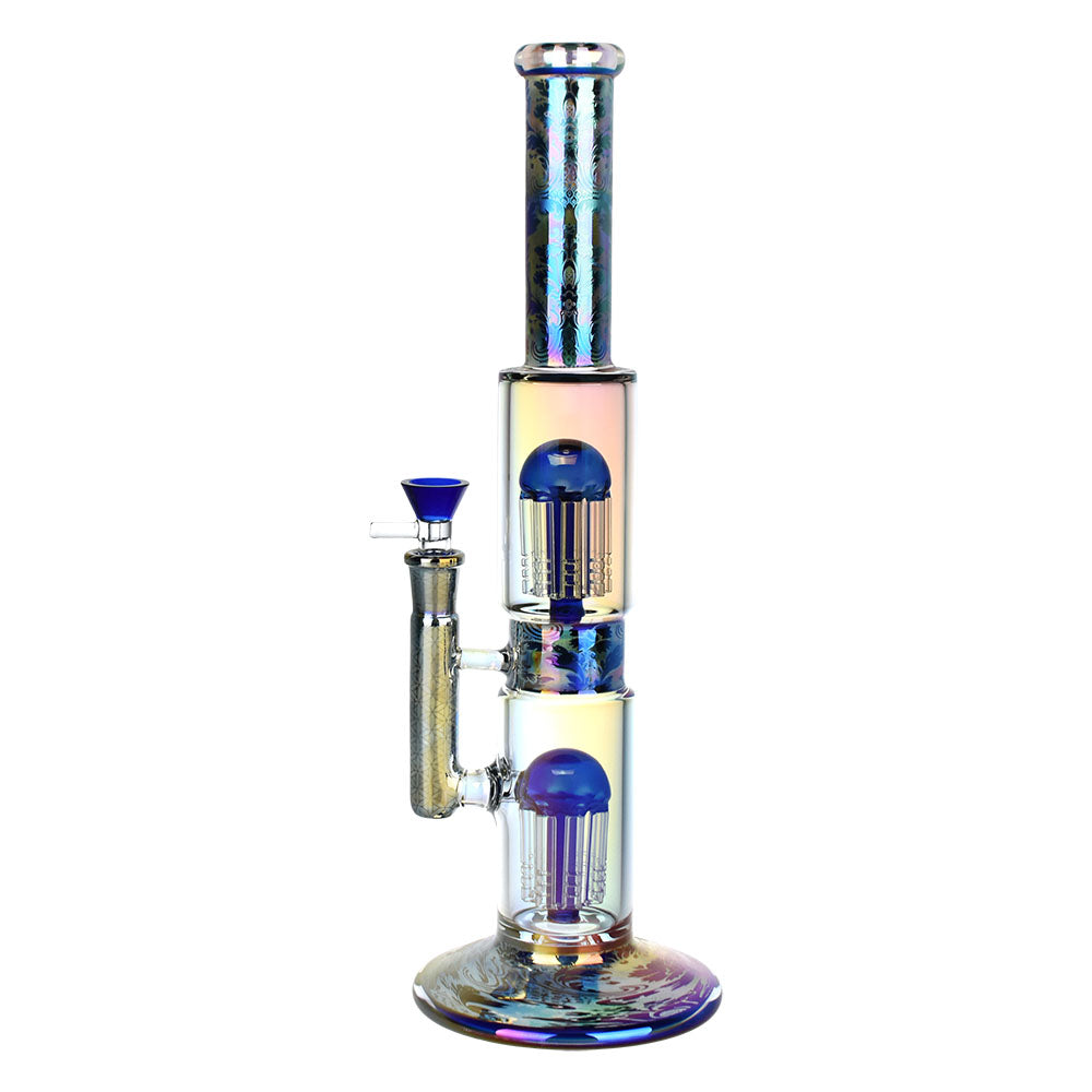 Pulsar Dub Chamber Electro Etched Water Pipe | 13.75" | 14mm F