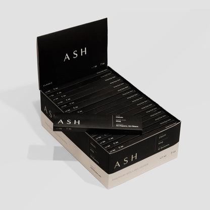 32ct ASH Rolling Papers | King | Classic | Display Box