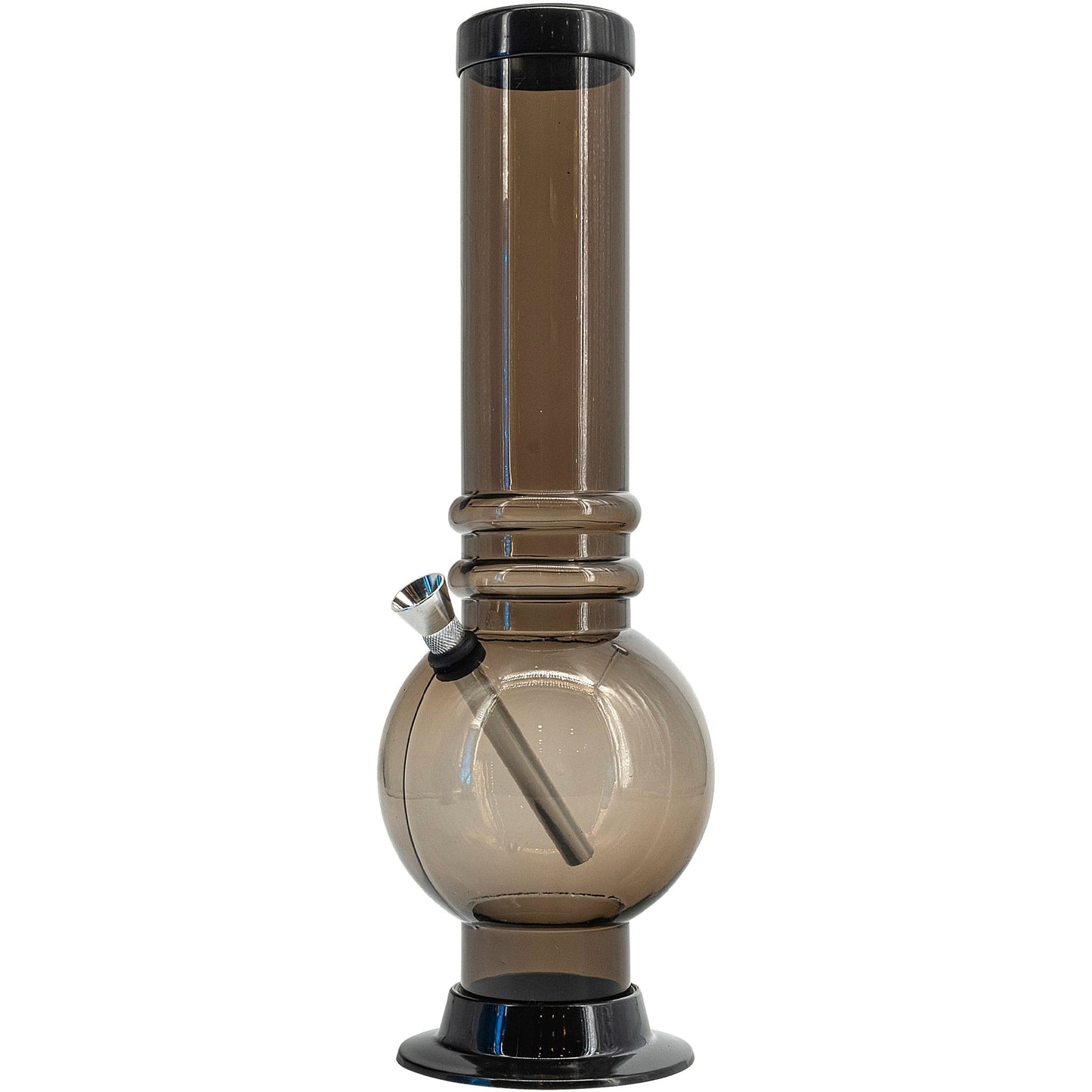 Acrylic Bubble Base Bong - 12-15"