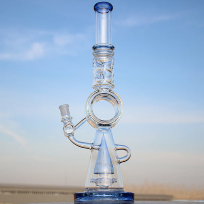 18.5" Desert Robot | Glass Recycler-style w/ Donut Percolator