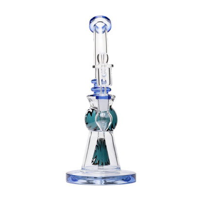 Human Grade 10" Mini Gumball Rig Glass Water Pipe