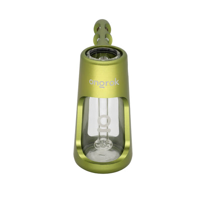 ONGROK Portable Glass Aluminum Bubbler Pipe