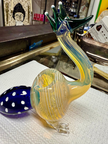 Ripkitty 5” Peacock Dry Herb Hand Pipe