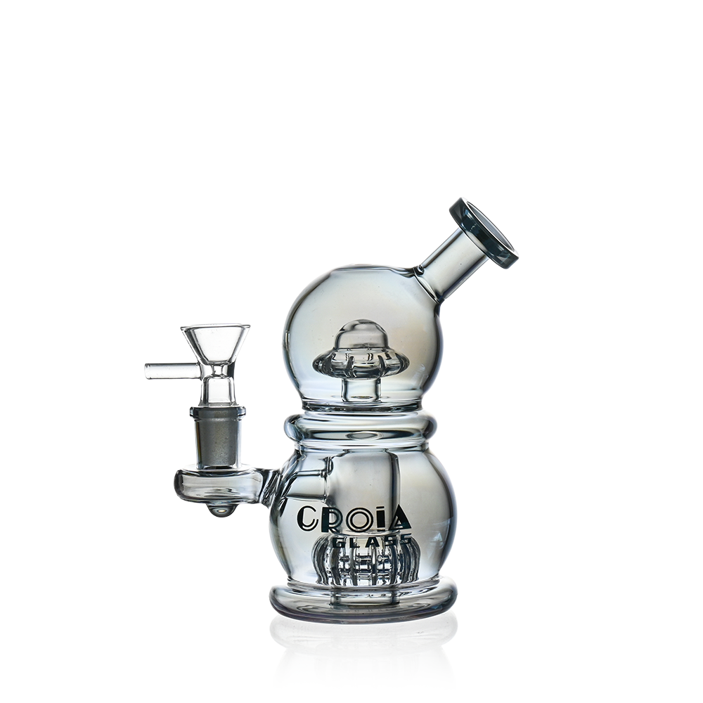 6" Mini Egg Dab R°g with Crown Perc | Croia Glass