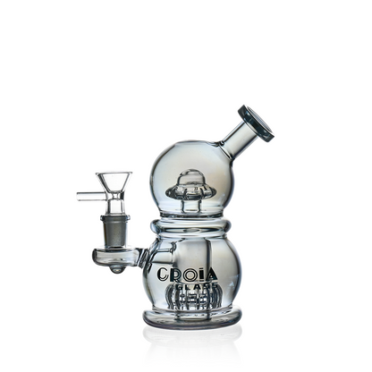 6" Mini Egg Dab R°g with Crown Perc | Croia Glass