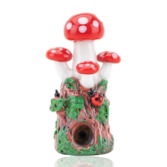 Empire Glassworks Mushrooms Glass Pipe 🍄