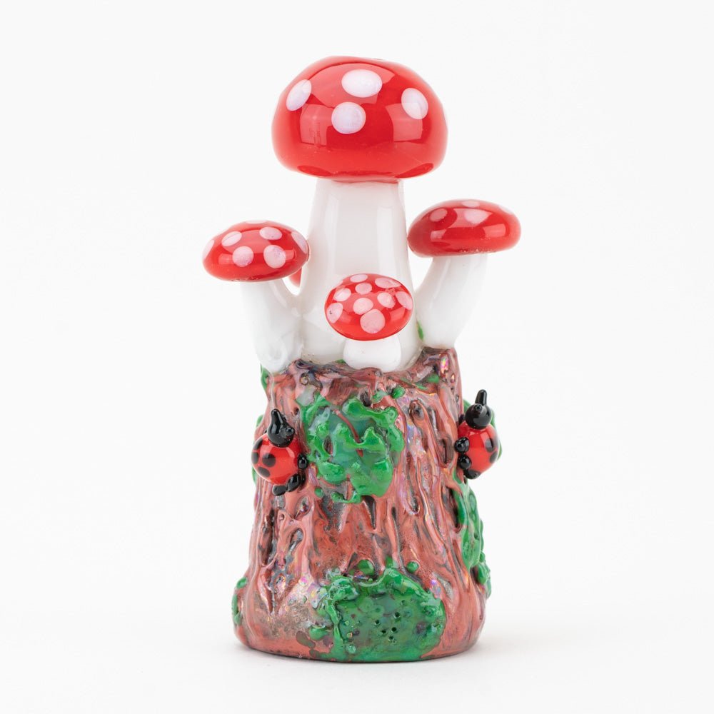 Empire Glassworks Mushrooms Glass Pipe 🍄