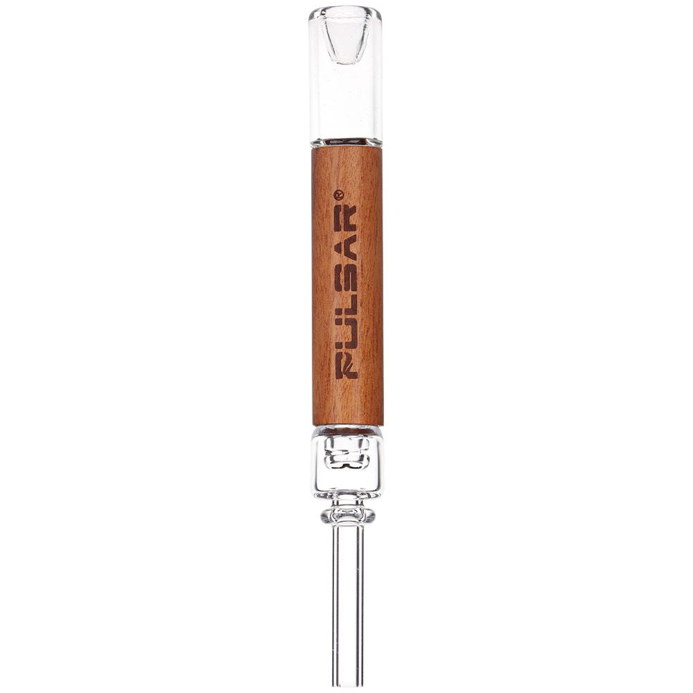 Pulsar Quartz & Rosewood Deco Dab Straw - 5.75"