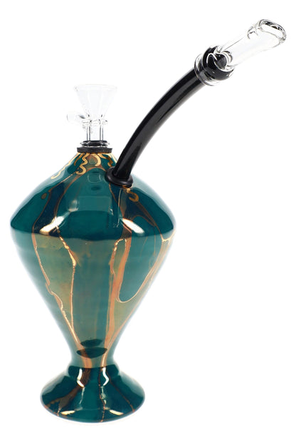 Ancient Creations 6″ Gold-Vein Ceramic Hookette