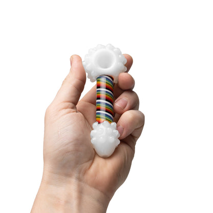 Human Grade Rainbow Spoon Pipe
