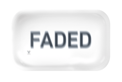 Faded Metal Rollin' Tray