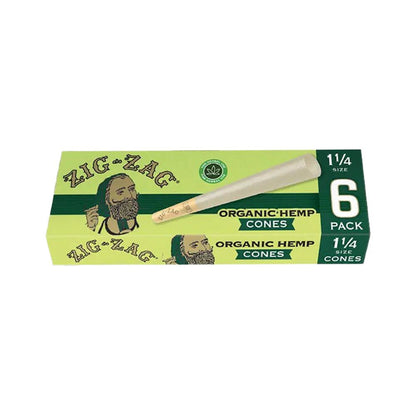Zig Zag Organic Hemp Cones | 24pk Displayyjj