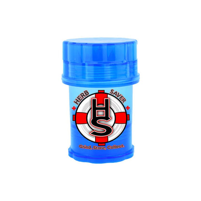 HerbSaver Mini Grinder - 2.5" x 1.5" / 4pc / 12ct