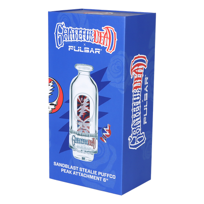 Grateful Dead Sandblasted Stealie Puffco Peak Glass