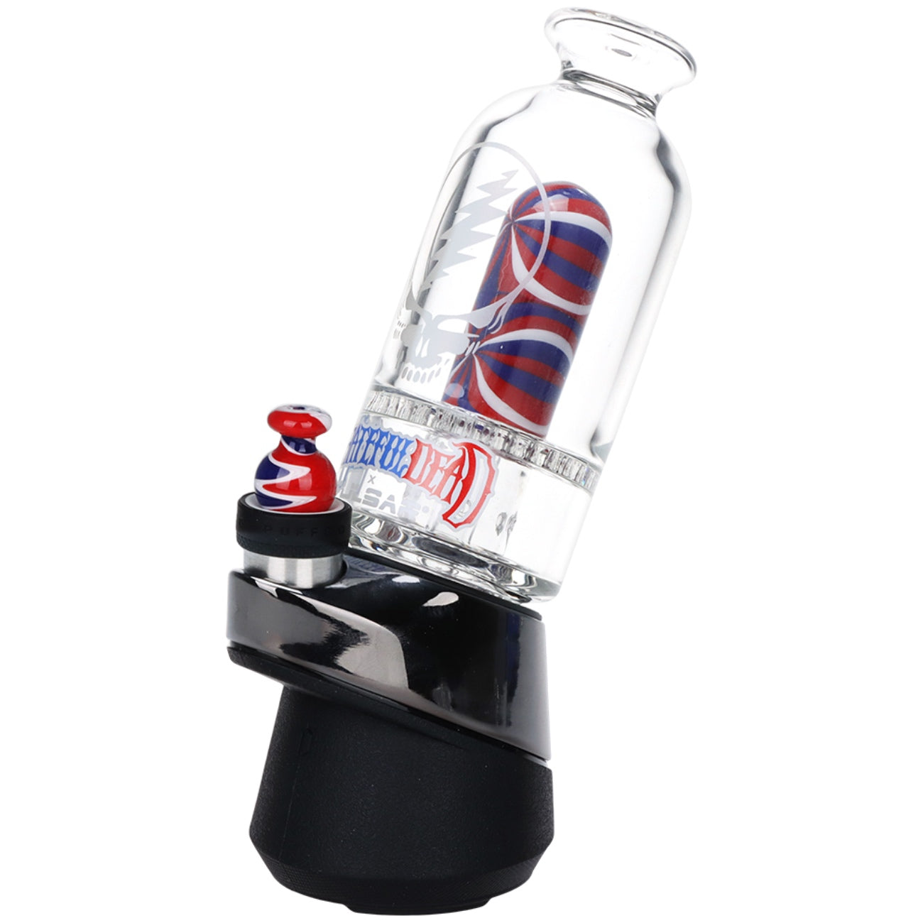 Grateful Dead Sandblasted Stealie Puffco Peak Glass