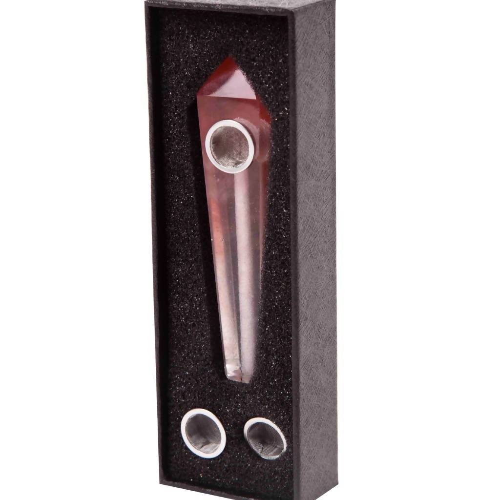 QUARTZ PIPE | RED MELTING STONE