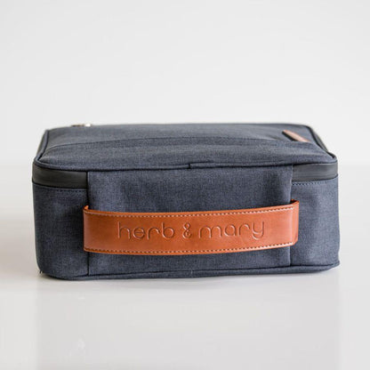 Herb & Mary | Smell Proof Accessories Storage Stash Case w/Integrated Combo Lock (Medium)