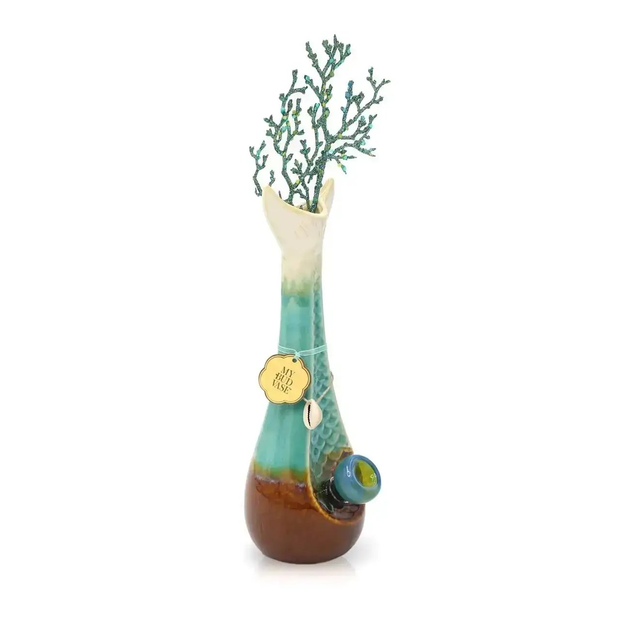 Mermaid Vase Bong - detail