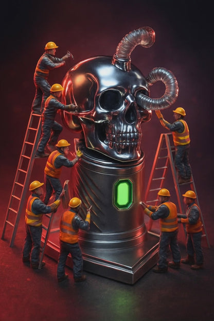 MJ Arsenal Grim Ripper Puffco Peak Glass 💀