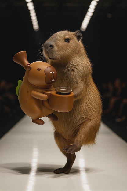 6" Capybara Silicone Water Pipe