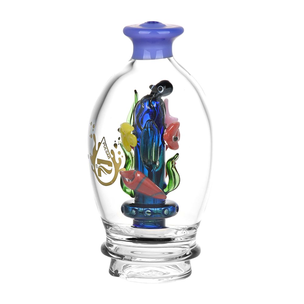 Pulsar Ocean Aquarium Puffco Peak Glass Bubbler