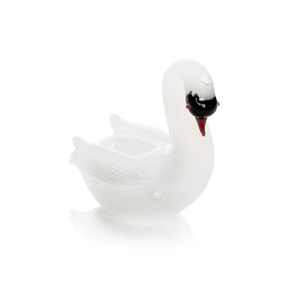 Red Eye Glass® | 3" Swan Glass Hand Pipe