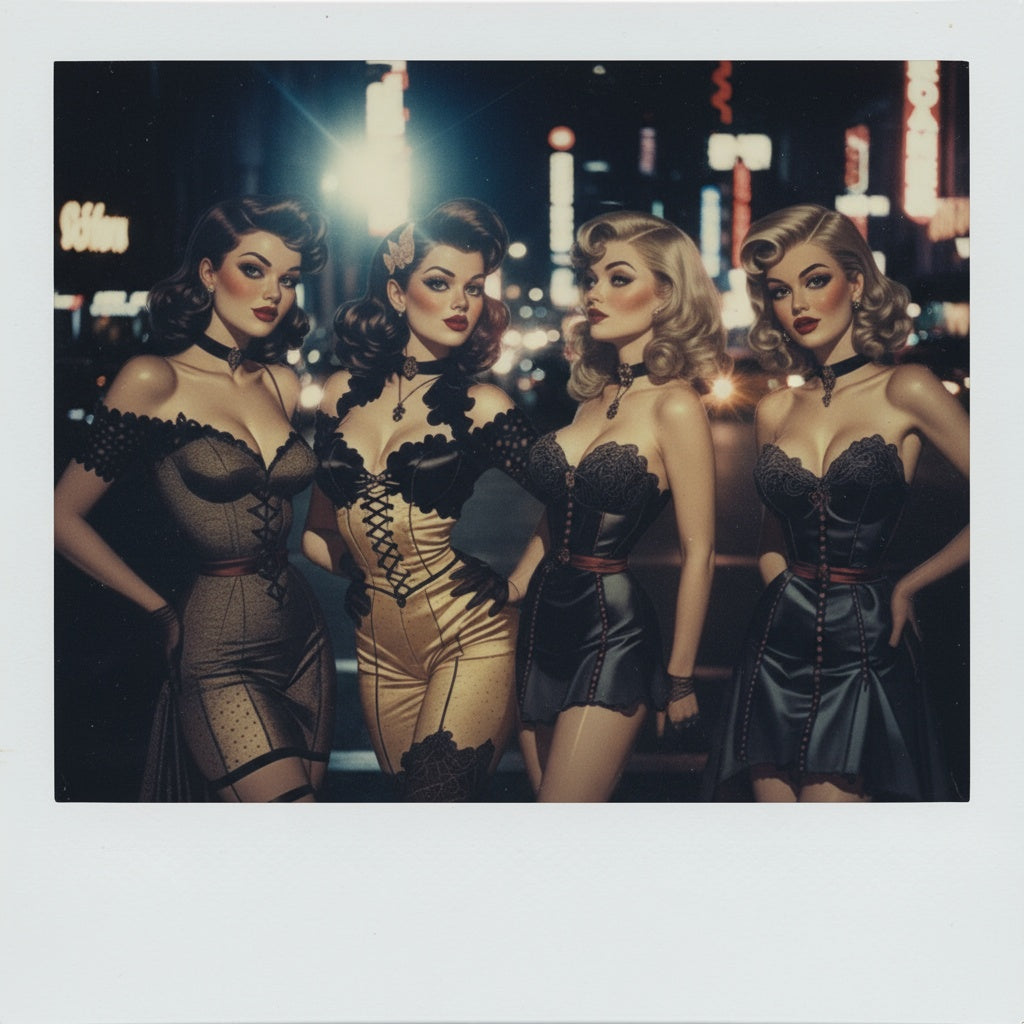 Spooky Beauties Vintage Halloween Glamour Pin-Up Puzzle | Retro Halloween, 3 sizes