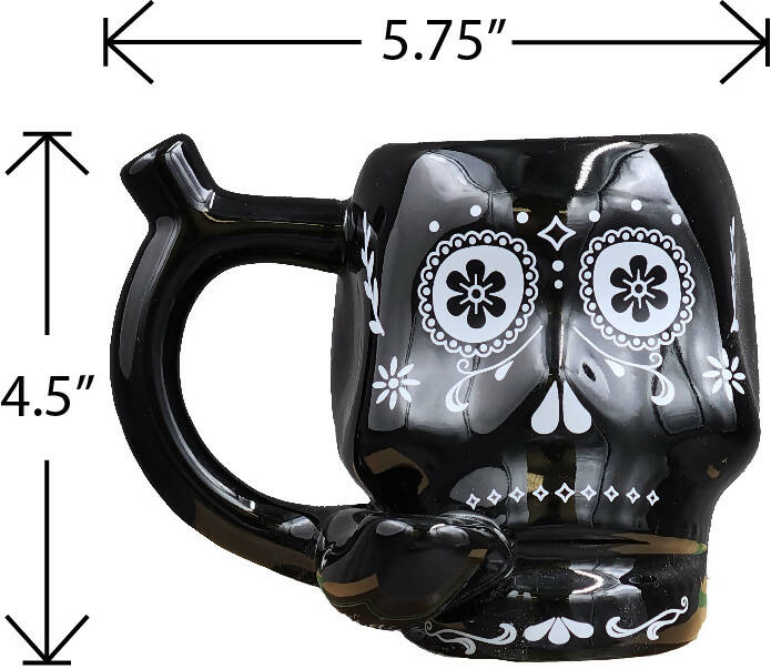 Roast & Toast Mug Pipe - Sugar Skull