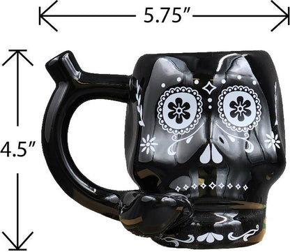 Roast & Toast Mug Pipe - Sugar Skull