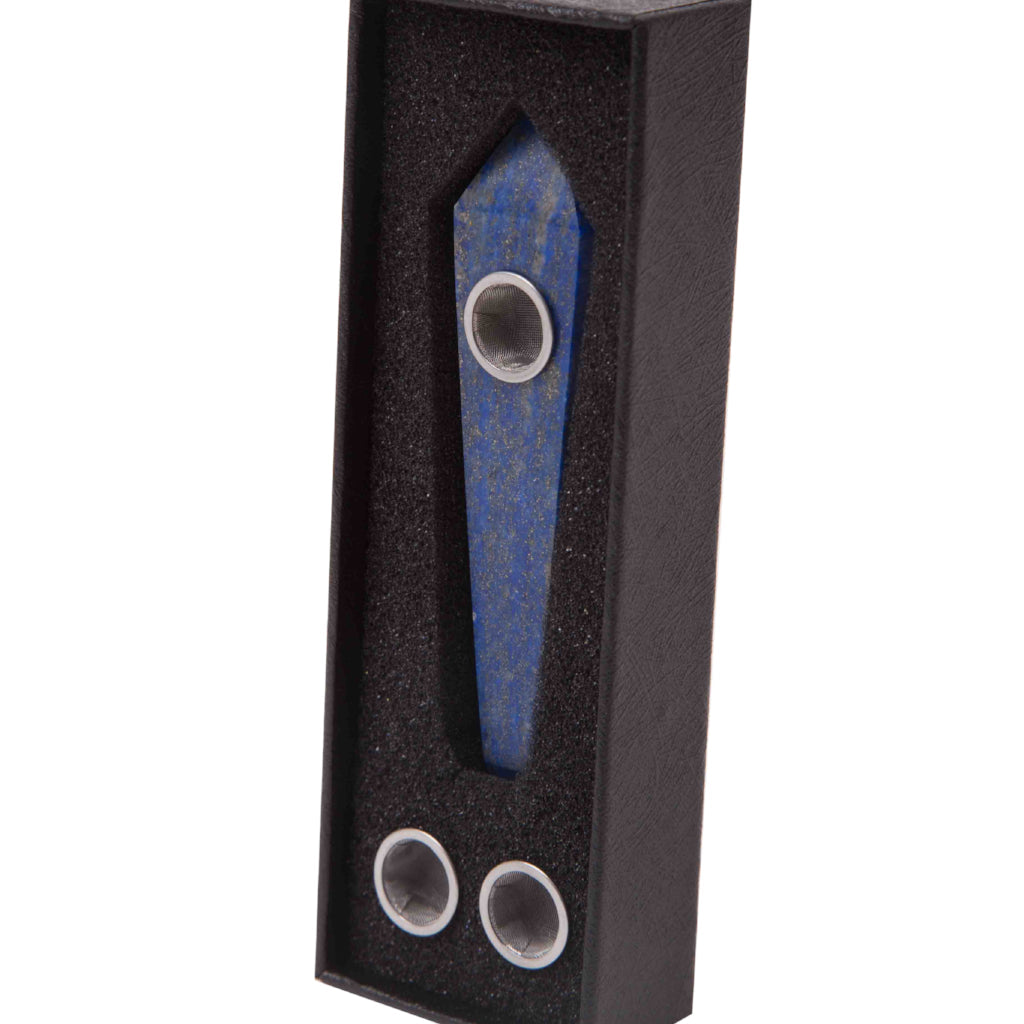 QUARTZ PIPE | LAPIS LAZULI