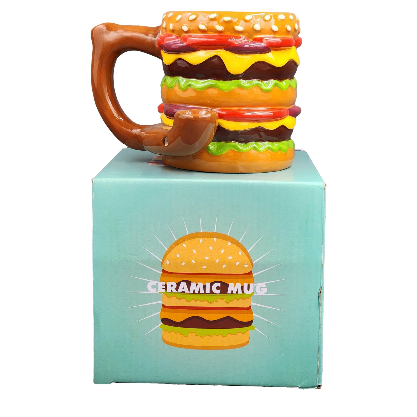 Roast & Toast Mug Pipe - Cheeseburger