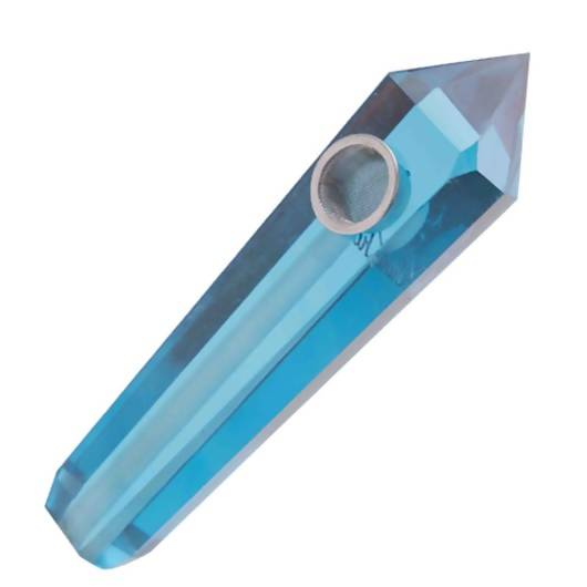 QUARTZ PIPE | BLUE CRYSTAL
